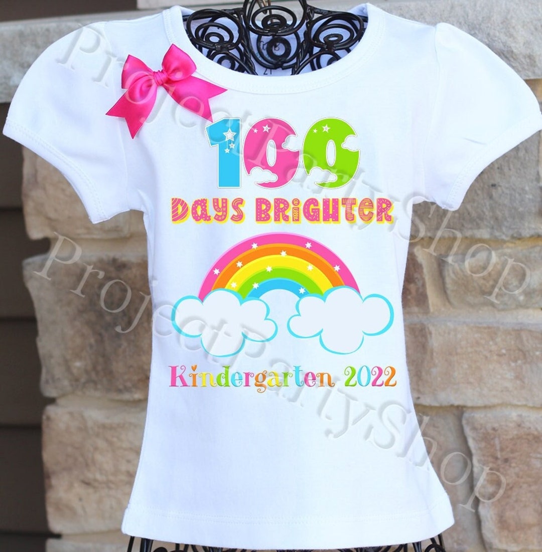 100th Day of School Rainbow Shirt, 100 Days of School Rainbow Shirt ...