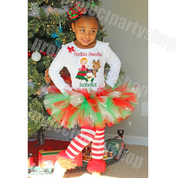 Chicas Navidad Tutu Traje A juego trajes de Navidad - Etsy España