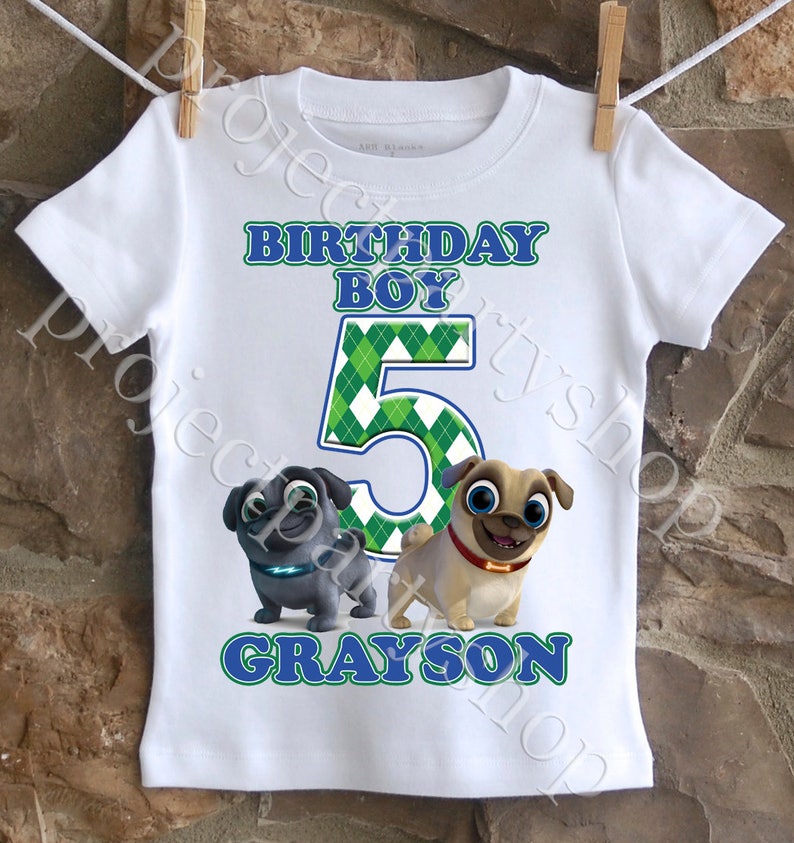 puppy dog pals birthday shirt