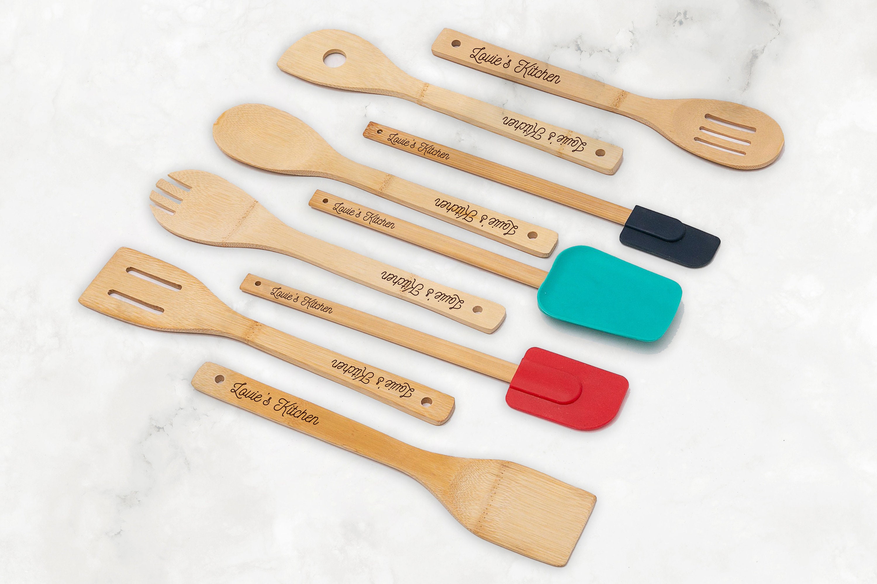 Custom Utensils Personalized Engraved Utensils Housewarming Etsy
