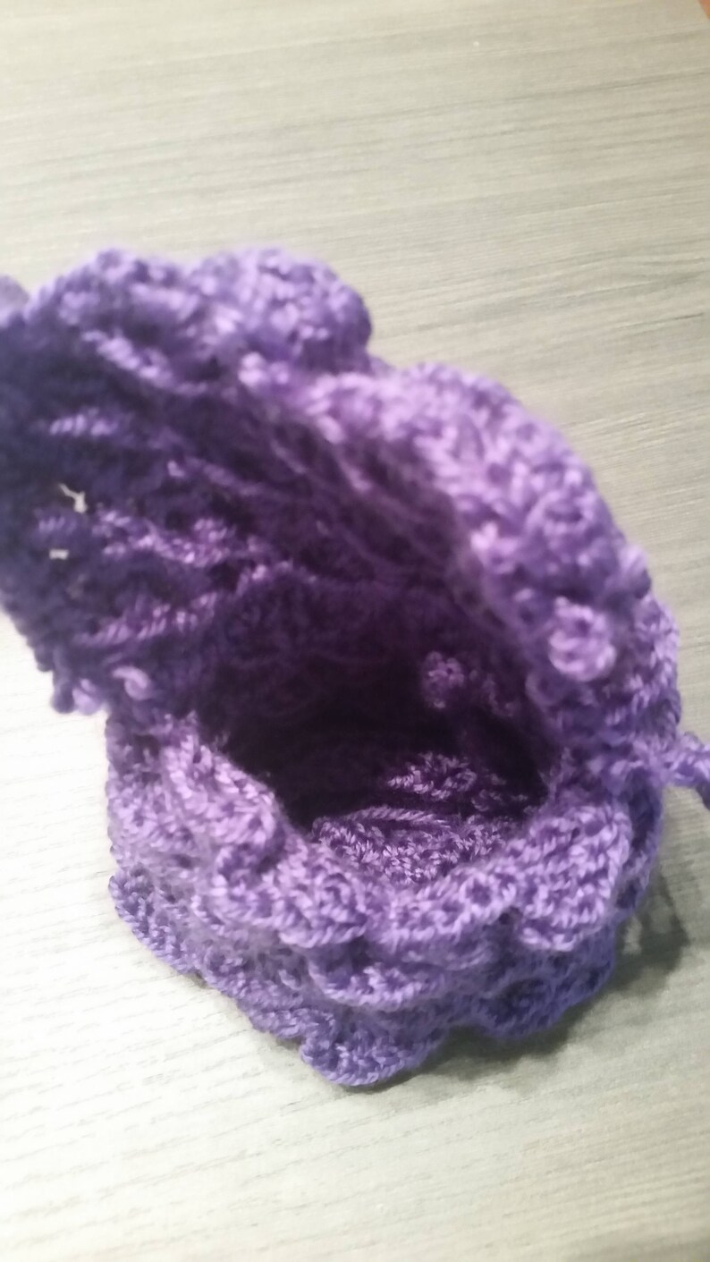 Purple Dragon Scale Small Hand Bag