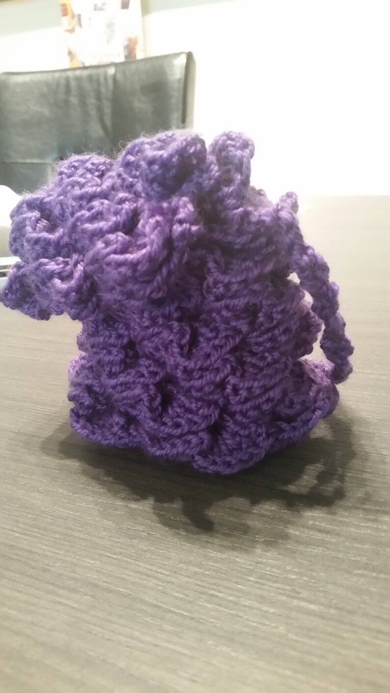 Purple Dragon Scale Small Hand Bag