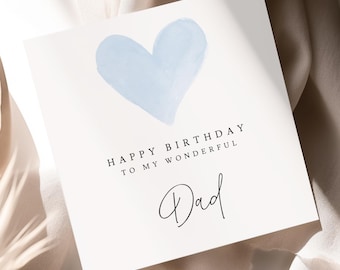 Amazing Dad Birthday Card - Happy Birthday Dad - Dad Birthday Card - Birthday Gift For Him - Card For Father - For Him