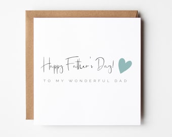 Simple Father's Day Card