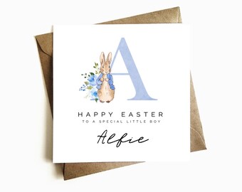 Easter Card For Little Boy - Children's Easter Card - Happy Easter Card - For Him - Easter Card for Son - Grandson - Nephew