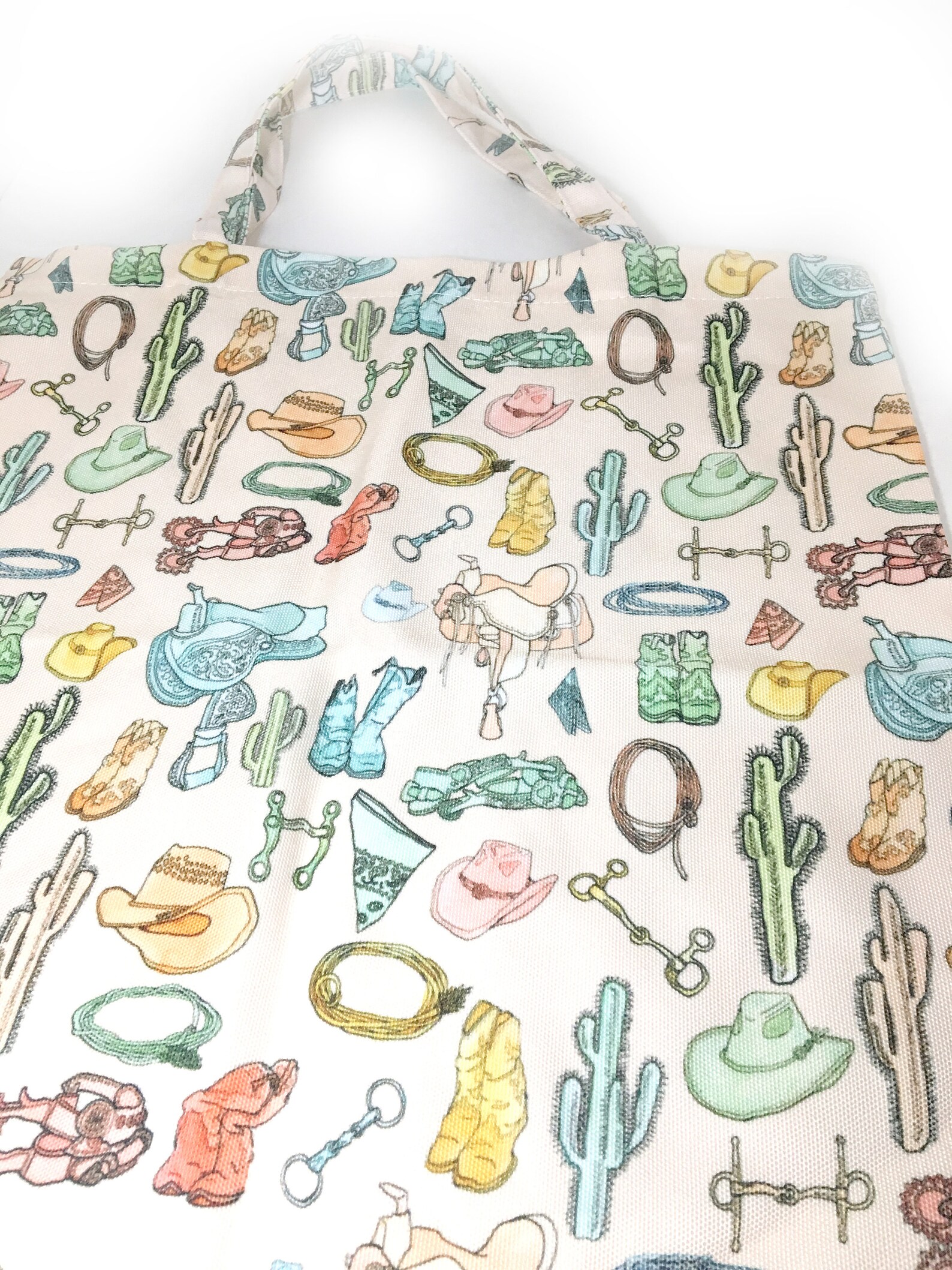 Western Themed Tote Bag Gift for Western Rider Western Horse Etsy