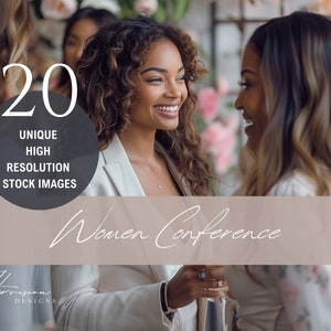 Women Conference Photos | Professional AI Stock Pictures | High Quality Pictures | Black Women Photos | Commercial Use