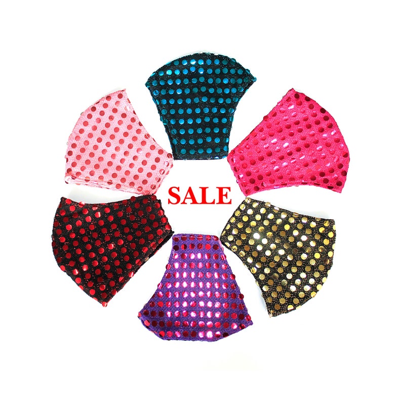 Kids Sequin Face Mask Girl Boy Face Mask Glitter Mask Kids Etsy