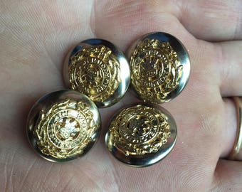 26mm 24 Lancashire PWV Regiment Military Uniform Buttons Vintage #08 26mm 24 Lancashire PWV Regiment Military Uniform Buttons Vintage #08