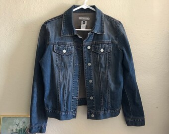 old navy silver jacket
