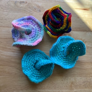Crochet Fidget Sensory Toy, Anxiety/Stress Toy, Hand Fidget Toy, Quiet Fidget Toy, Knit Stim Toy, No Plastic Low Waste Fidget Toy Stress Toy