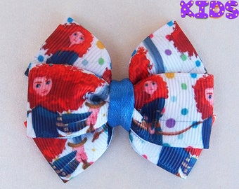 Brave hair bow / Merida hair bow / Disney princess hair bow / Disney hair bow / Disney gift for girl / Disney character hair bow