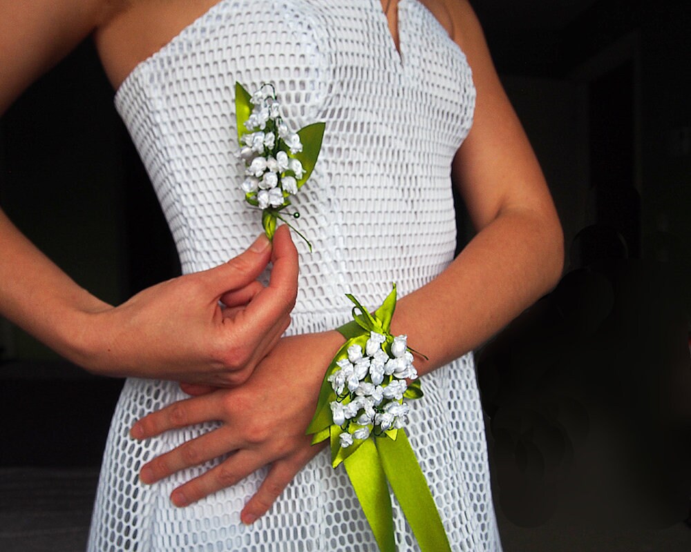 Lily of the Valley Corsage / Lily of the Valley Corsage and - Etsy