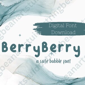 Berry font digital download Handwritten Script Font, Cricut Fonts, Calligraphr Fonts, Farmhouse Fonts, Fonts for Cricut