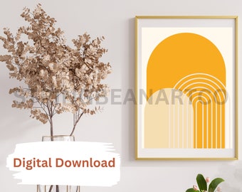 Boho-stijl digitale print downloaden