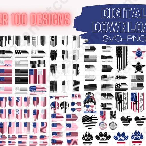 Mega Flag Svg digital download for cricut, woodburning, and more