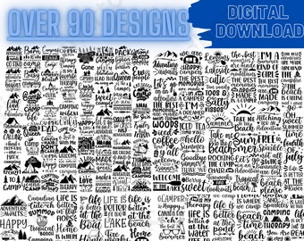 Camping, Adventure, Outdoor PNG digitale download voor cricut, houtverbranding, t-shirt en meer