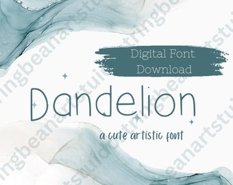 Danelion font digitale download Handgeschreven Script Font, Cricut Fonts, Calligraphr Fonts, Farmhouse Fonts, Fonts voor Cricut