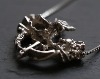 Juhls. Organic Brutalism Sterling Silver Necklace, Norway (B060)