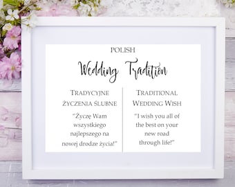 Items Similar To Polish Wedding Blessing Printable Wedding Gift