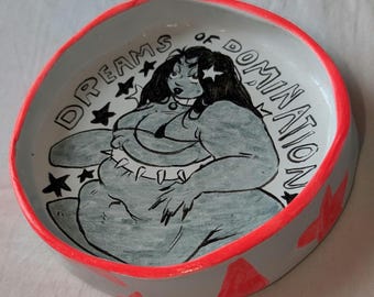 DREAMS OF DOMINATION - air dry clay trinket dish
