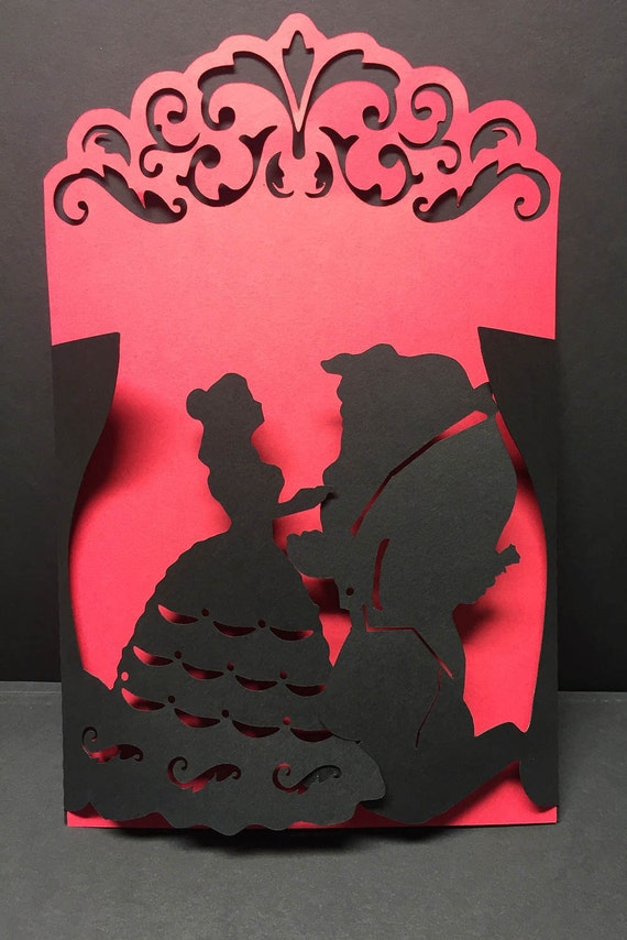 Download Beauty and the Beast wedding/invitation/birthday card/ | Etsy
