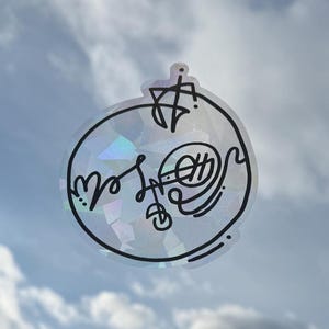 Sticker attrape-soleil d'activation - Souhaits bien