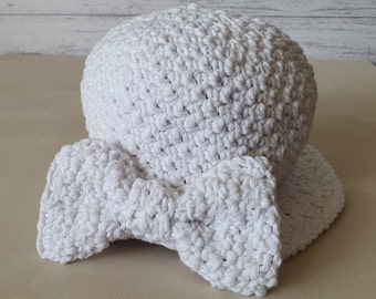 Lillie Sun Hat PDF Digital Crochet Pattern File / Bucket Cloche Hat / Sumer / Adult, Child, Toddler, Baby size / PATTERN ONLY