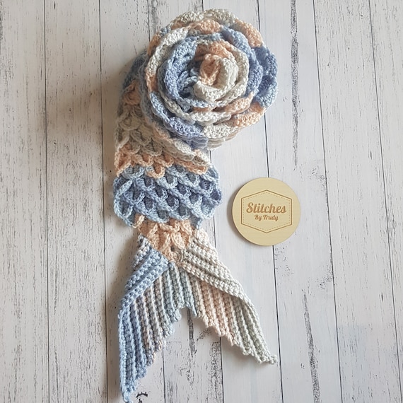 Long Tail Snowman Scarf - Sew Crafty Crochet