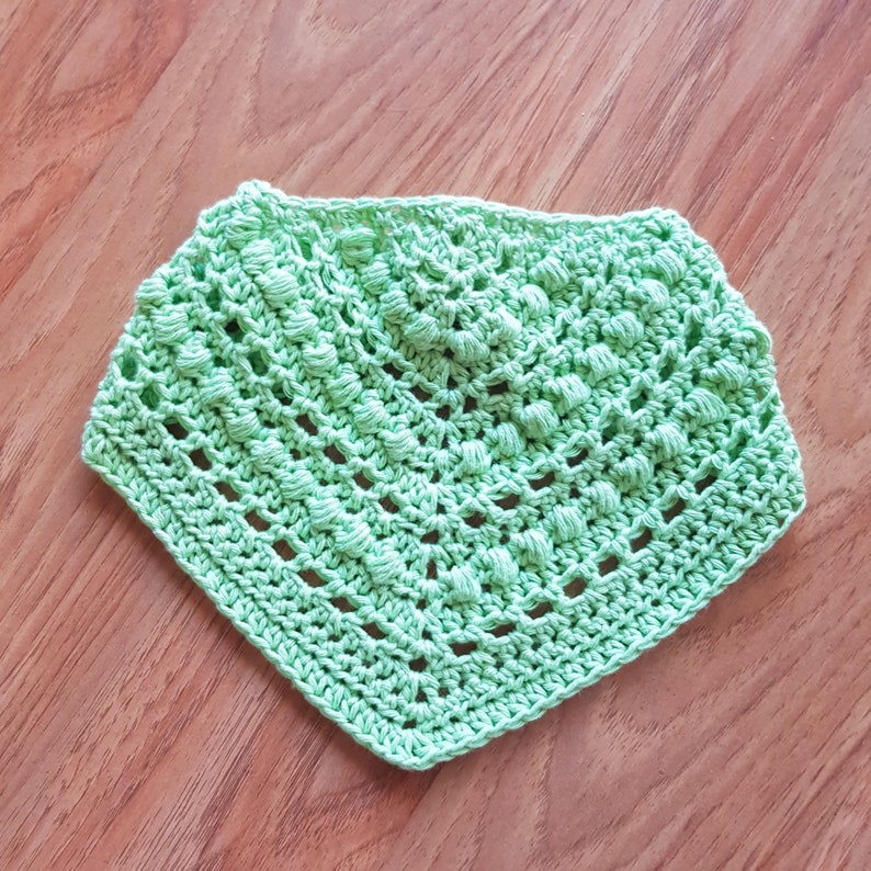 PATTERN ONLY Crochet Bobble Bandana Bib / Handmade baby Etsy