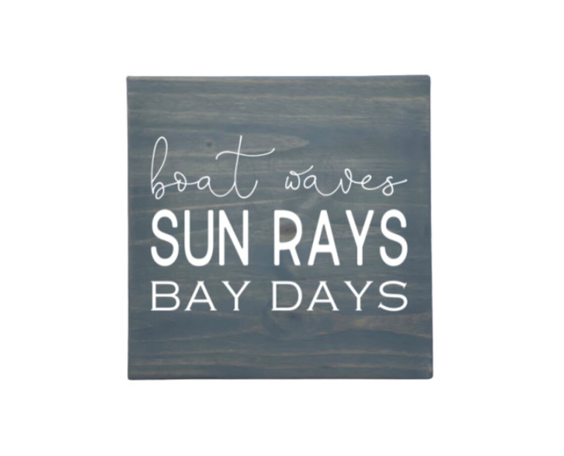 Nautical Decor Coastal Sign Summer Decor Rustic Home Decor - Etsy