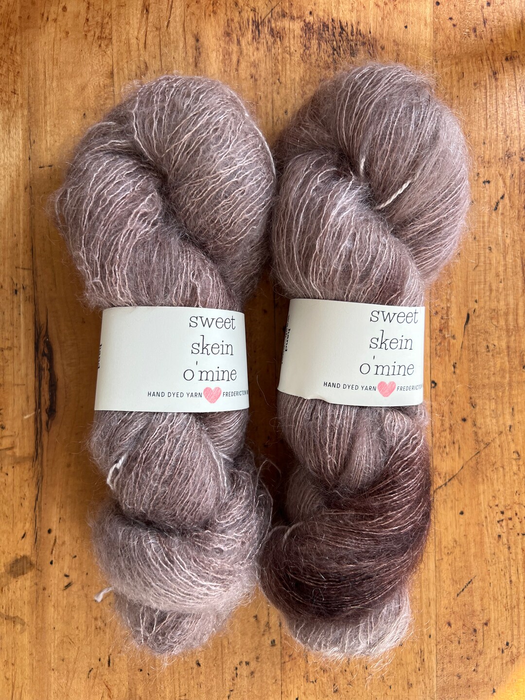 Hand Dyed Kid Silk Mohair s'mores Etsy