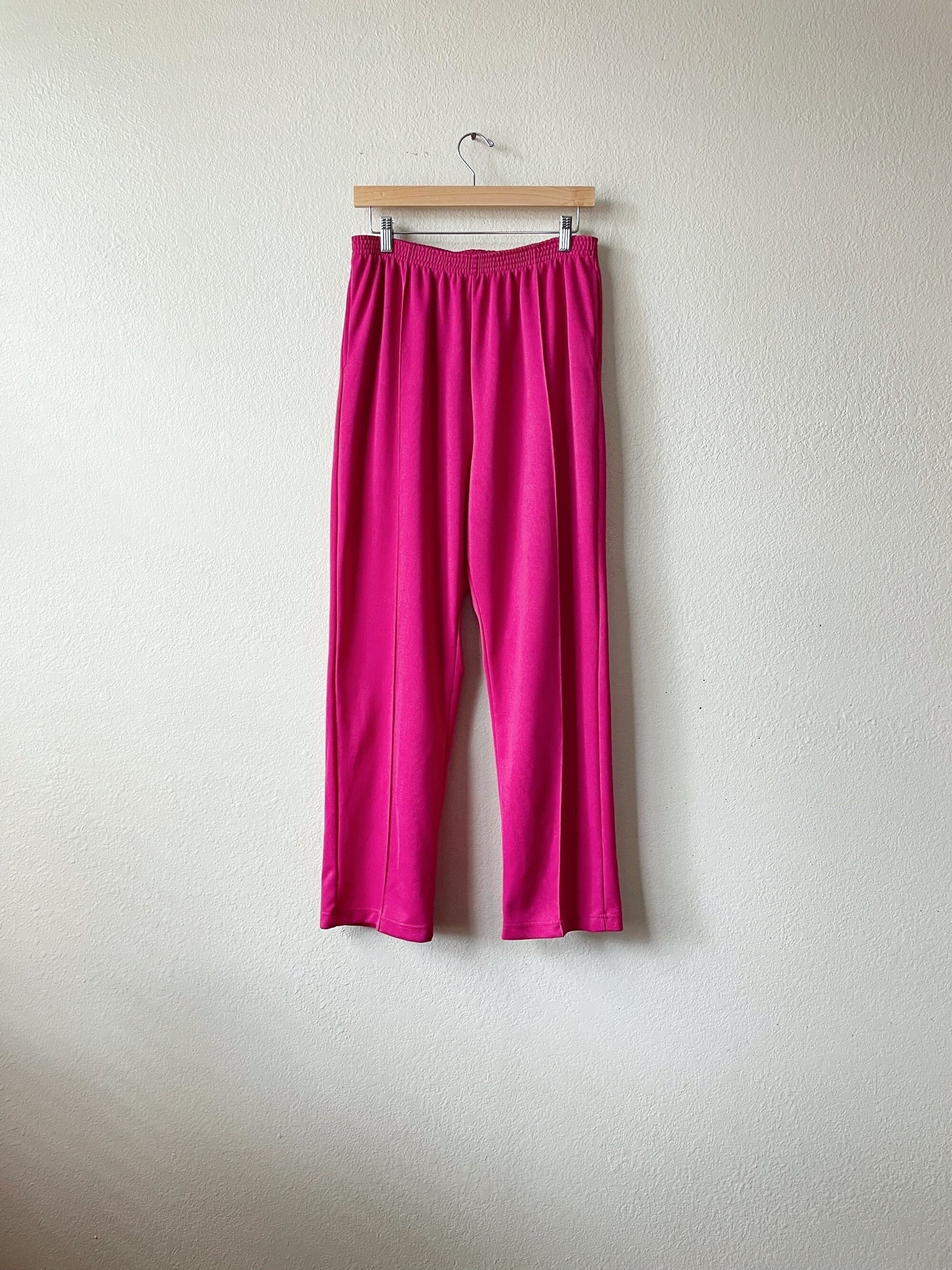 strapless open back dress Hot Pink Microfiber Pants main image 1