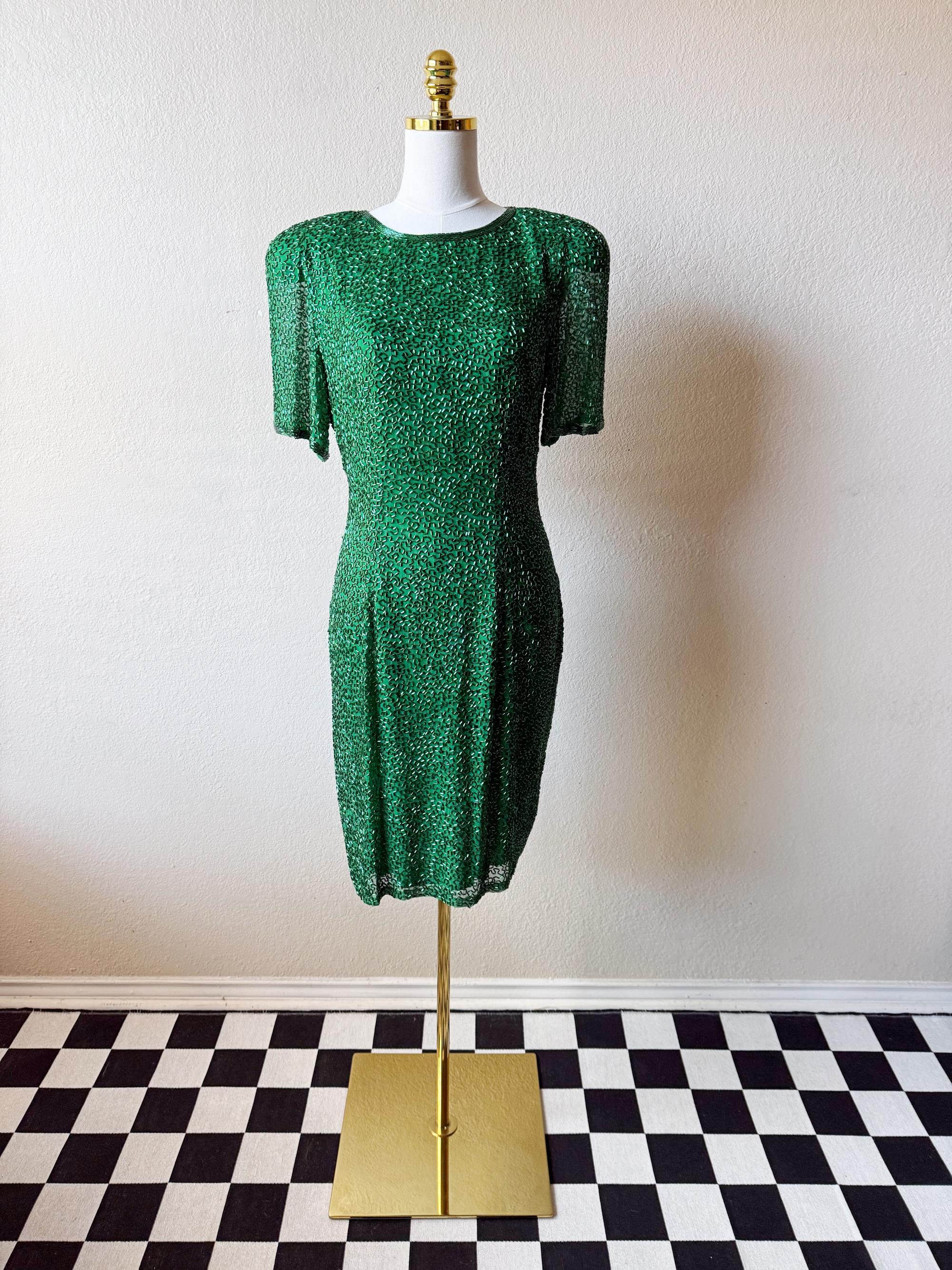 Green Wiggle Dress - Etsy