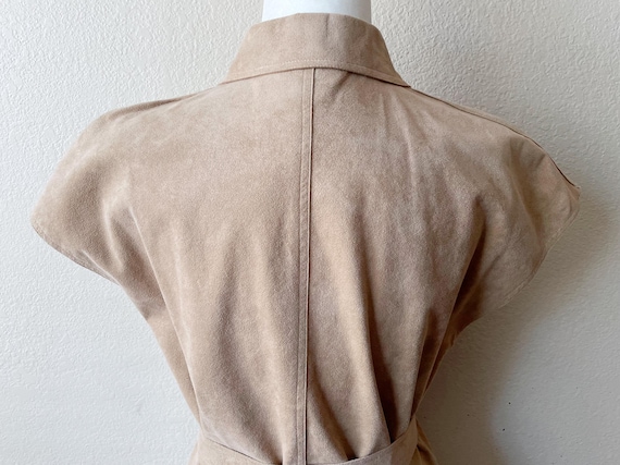 Vintage 70s Blassport Solid Beige Button Down Ult… - image 6