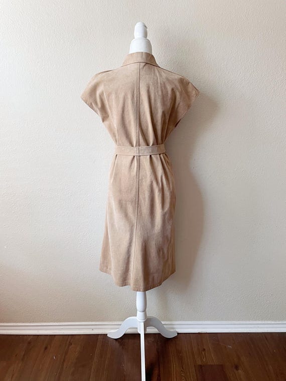 Vintage 70s Blassport Solid Beige Button Down Ult… - image 2