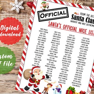 La bella lista di Babbo Natale: DOWNLOAD immediato del PDF*