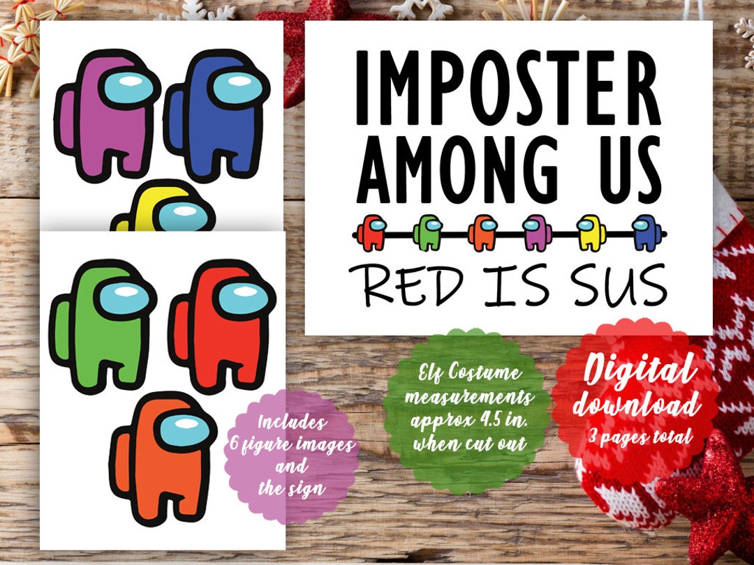 Christmas Elf Idea- PRINTABLE Costumes and Sign- PDF IMMEDIATELY ...