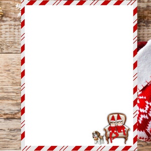 Carta intestata degli elfi di Natale
