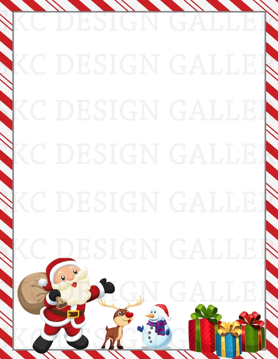 Christmas letterhead online