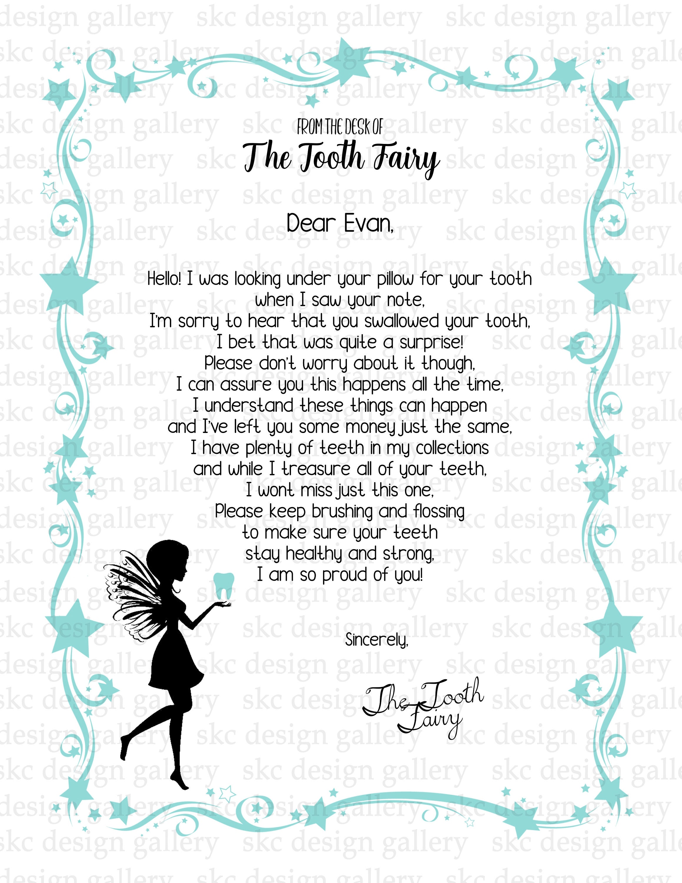 How To Write A Letter To The Tooth Fairy
