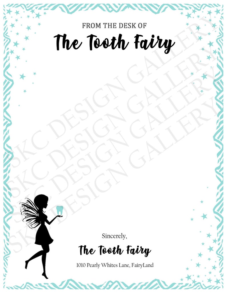 tooth-fairy-letterhead-tooth-fairy-letter-blank-printable-pdf-etsy