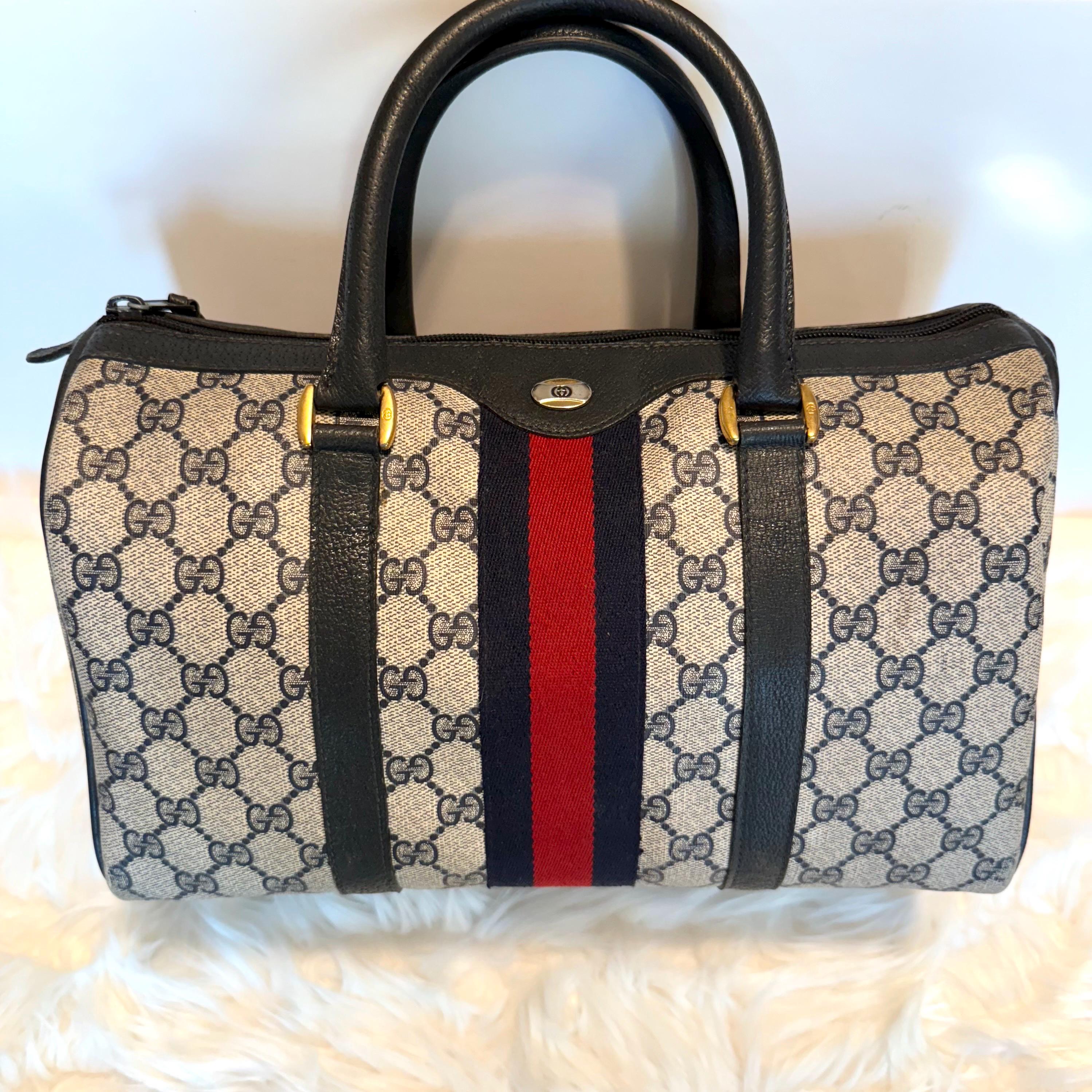 バッグ archive GUCCI GG pattern canvas hand bag Archive GUCCI GG Pattern Canvas Hand Bag | eBay