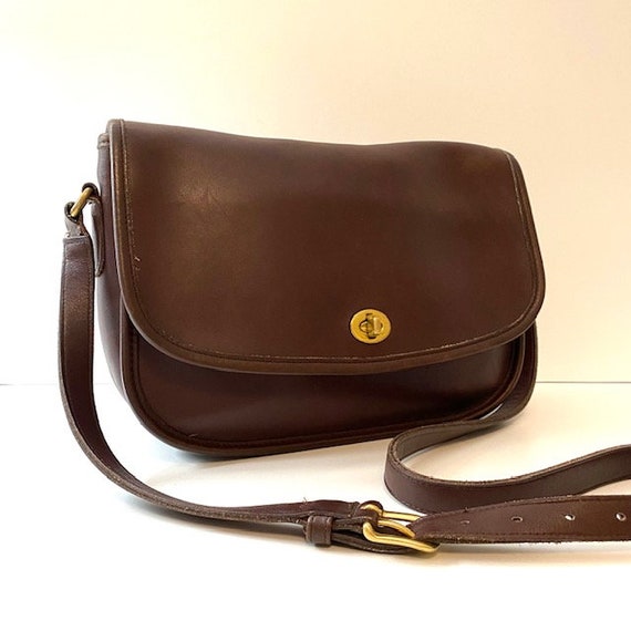COACH City Bag Brown Leather Crossbody Bag