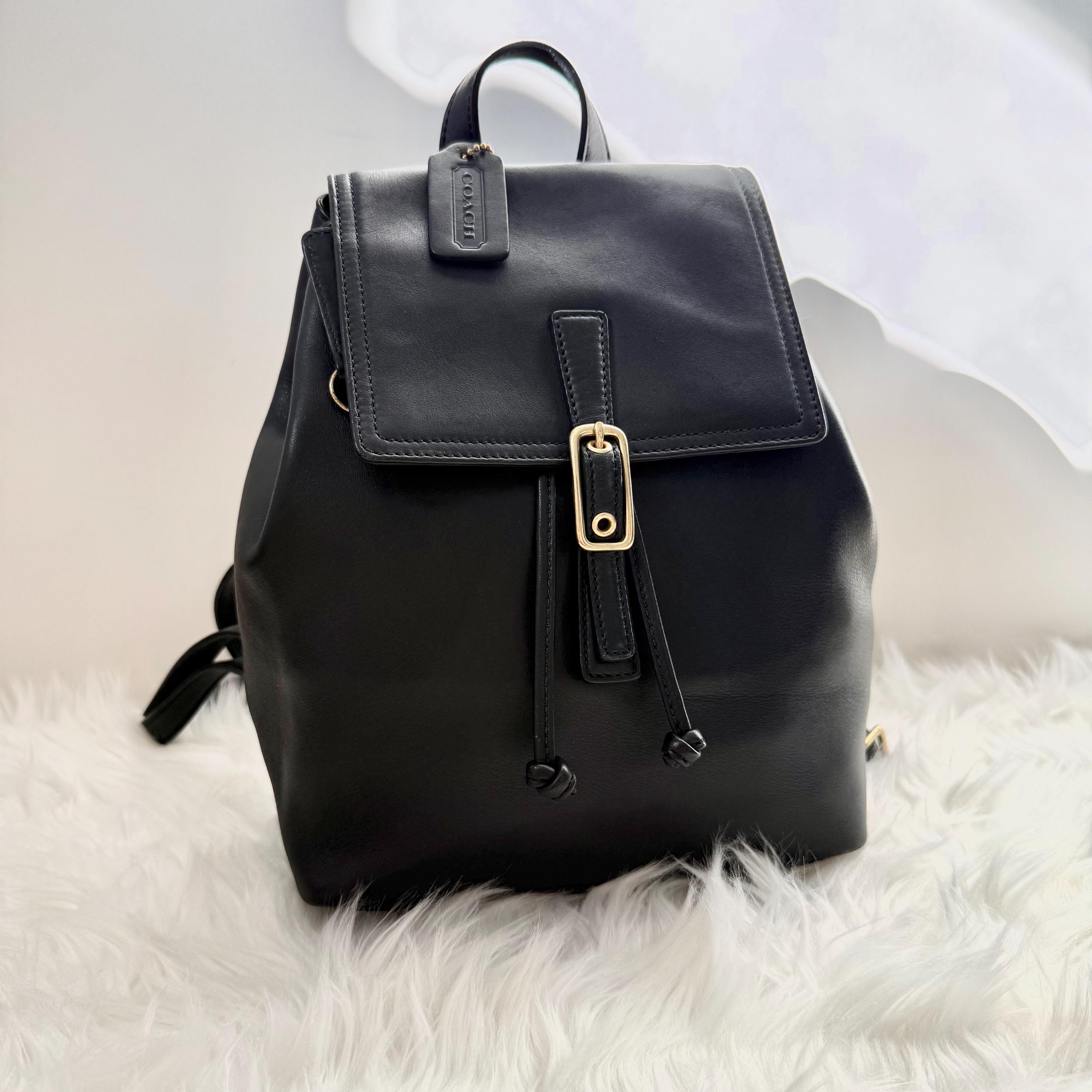 Vintage Coach Legacy Daypack Backpack Coach Vintage 9827 Legacy West Hampton Mocha Leather  main image 4