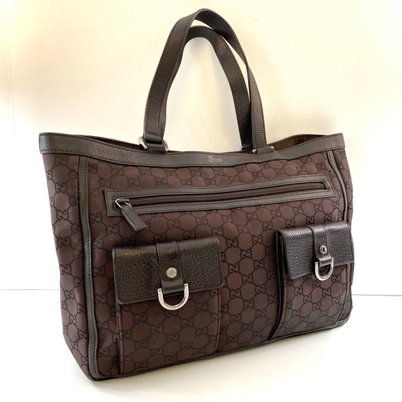 GUCCI Abbey Pocket Tote Shoulder Bag
