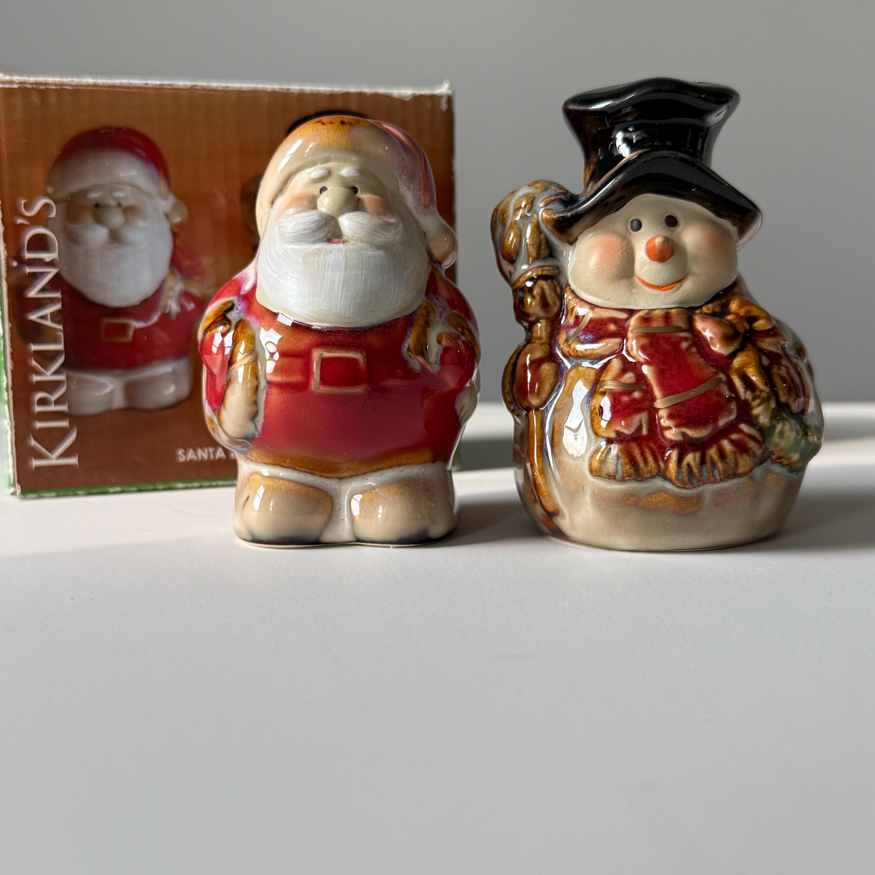 Kirkland Santa's Visit クリスマス磁器製装飾品 Kirkland Santa's Visit クリスマス磁器製装飾品 Kirkland porcelain