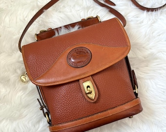 Dooney & Bourke Vintage British Tan Crossbody  Bag