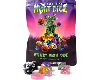 The Island of Misfit Mystery Dice 8pc Set