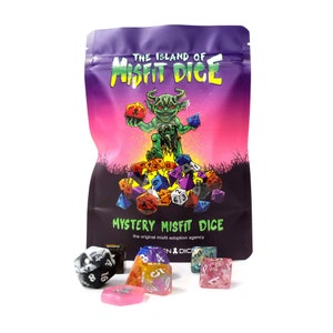 The Island of Misfit Mystery Dice 8pc Set